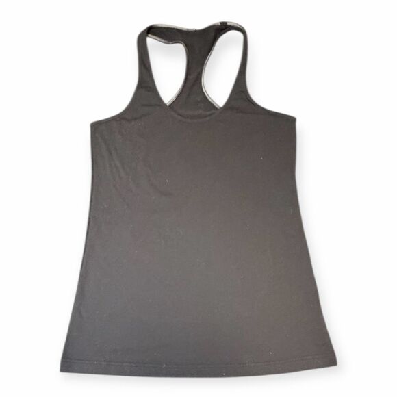 LULULEMON Women’s Dark Shadow Gray Cool Racerback Tank Size 6 - Picture 2 of 5